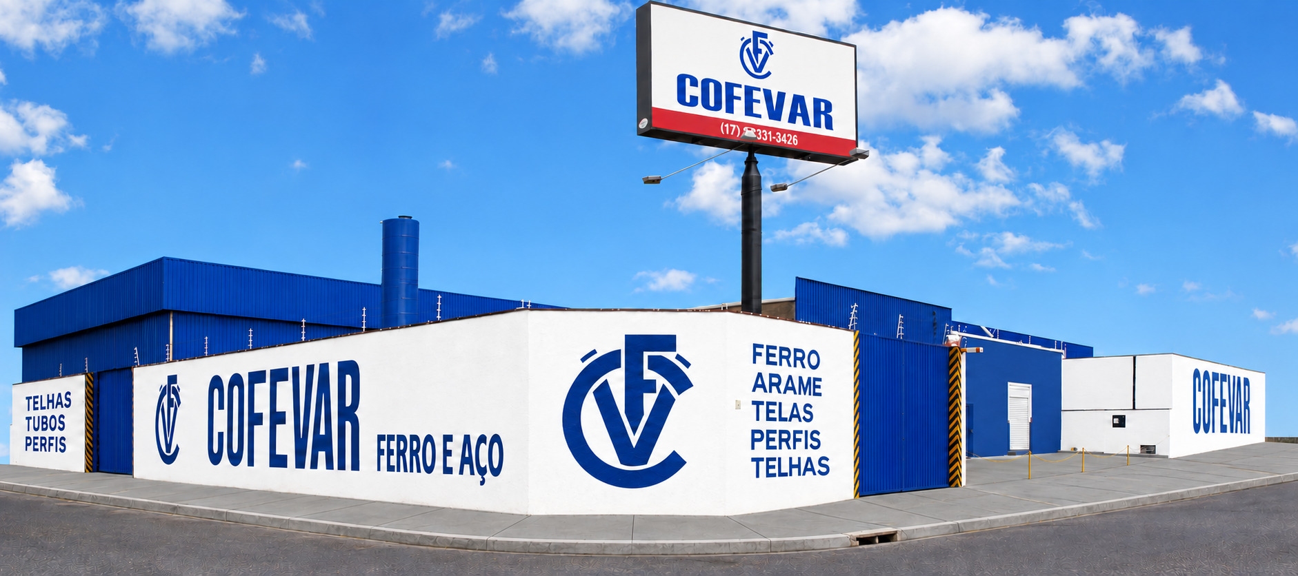 Fachada da unidade COFEVAR no centro de Catanduva